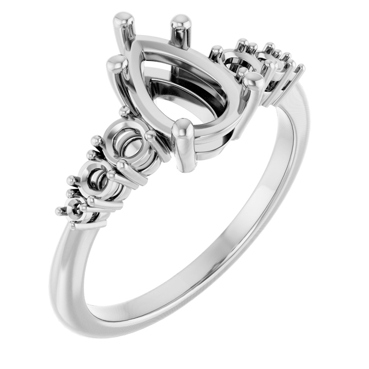 Accented Engagement Ring