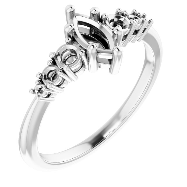 Accented Engagement Ring