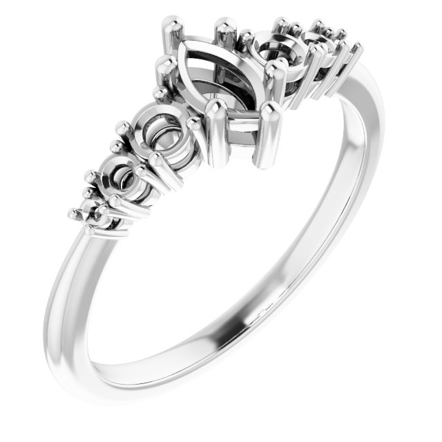 Accented Engagement Ring
