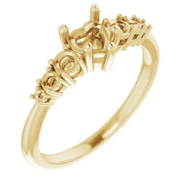 Accented Engagement Ring