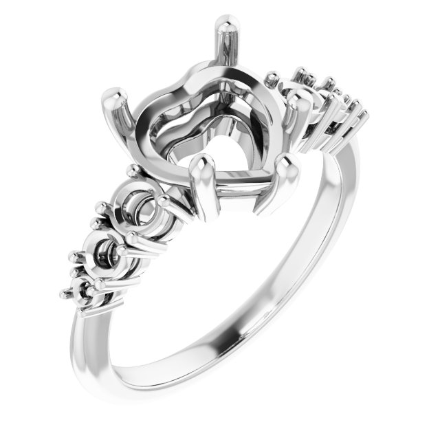 Accented Engagement Ring