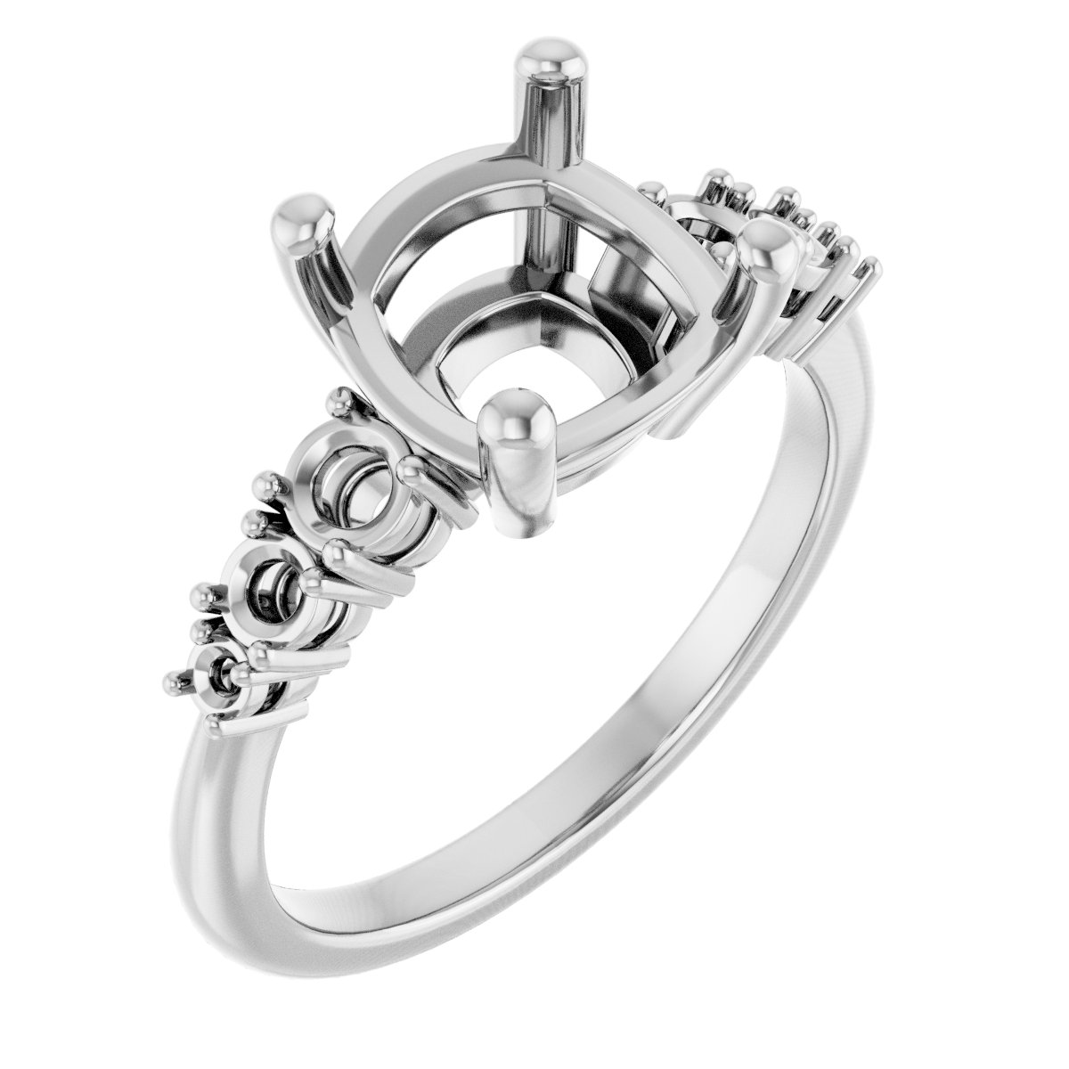 Accented Engagement Ring