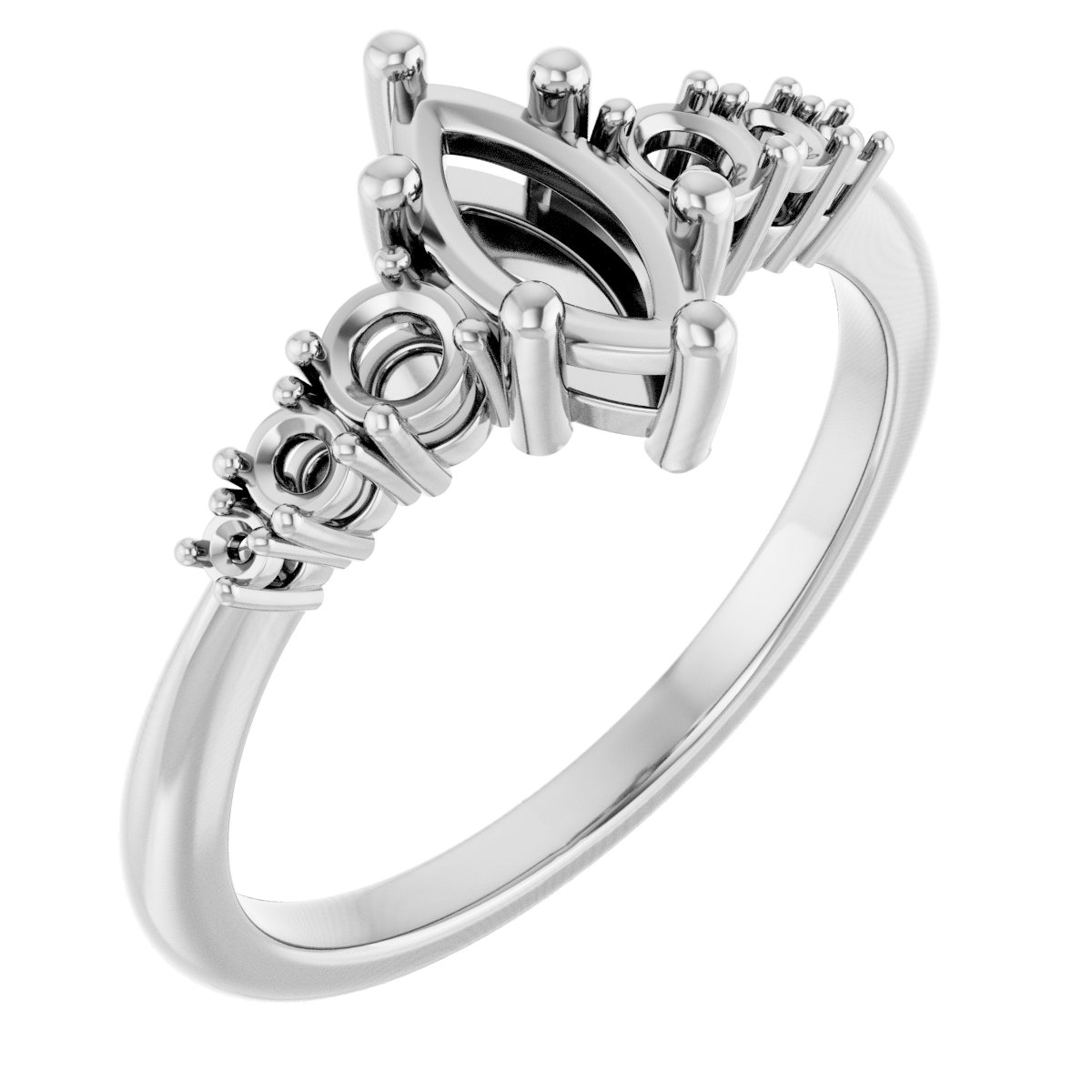 Accented Engagement Ring