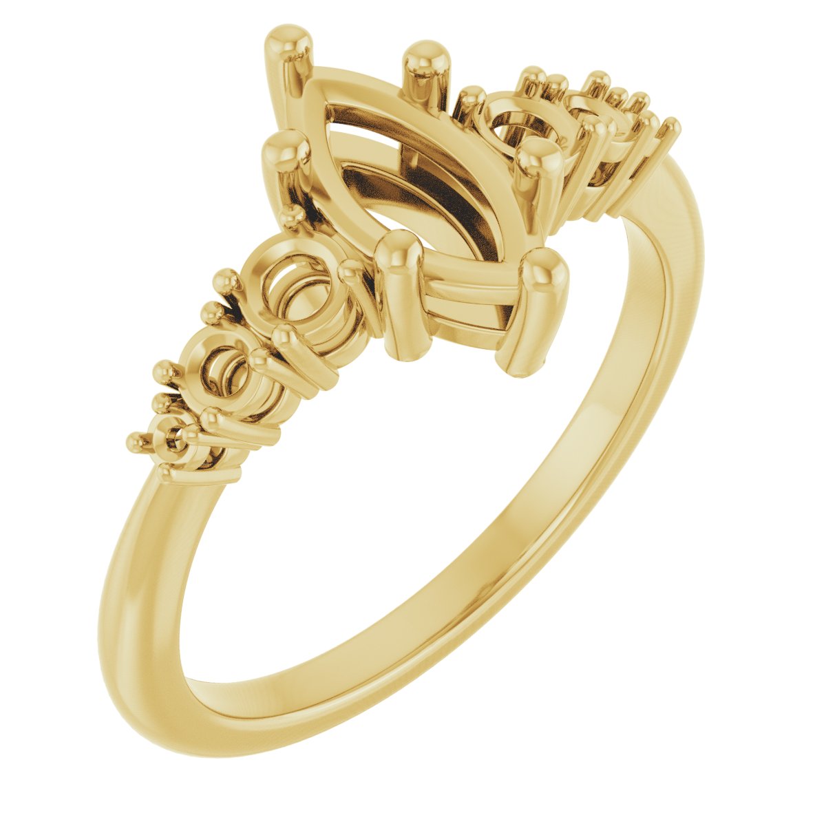 Accented Engagement Ring