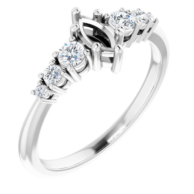 14k White Gold