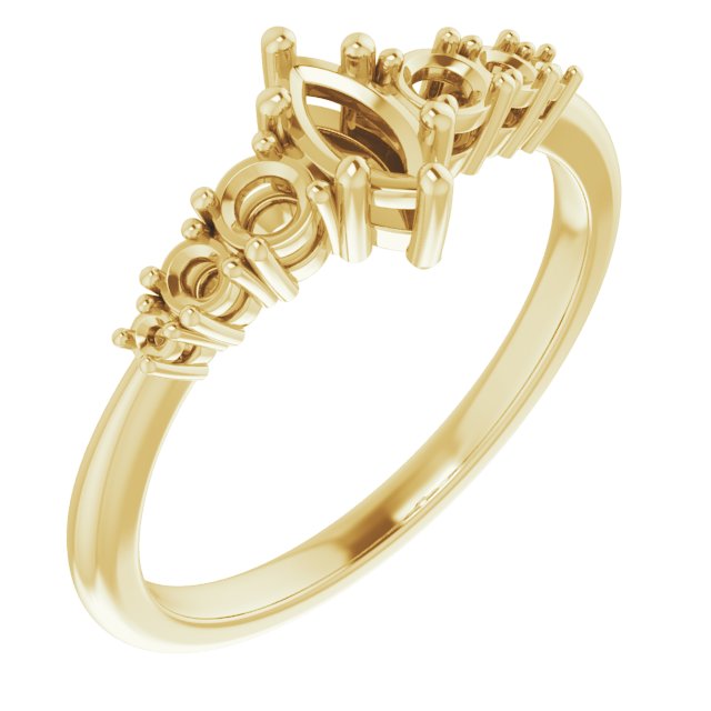 Accented Engagement Ring