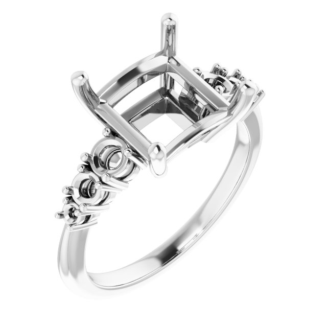 Accented Engagement Ring