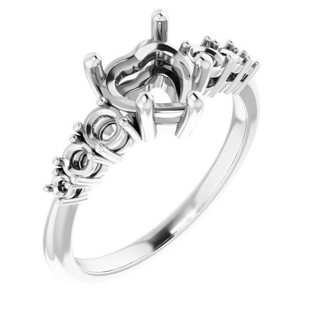 Accented Engagement Ring