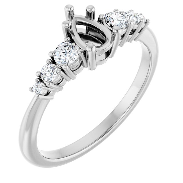 14k White Gold