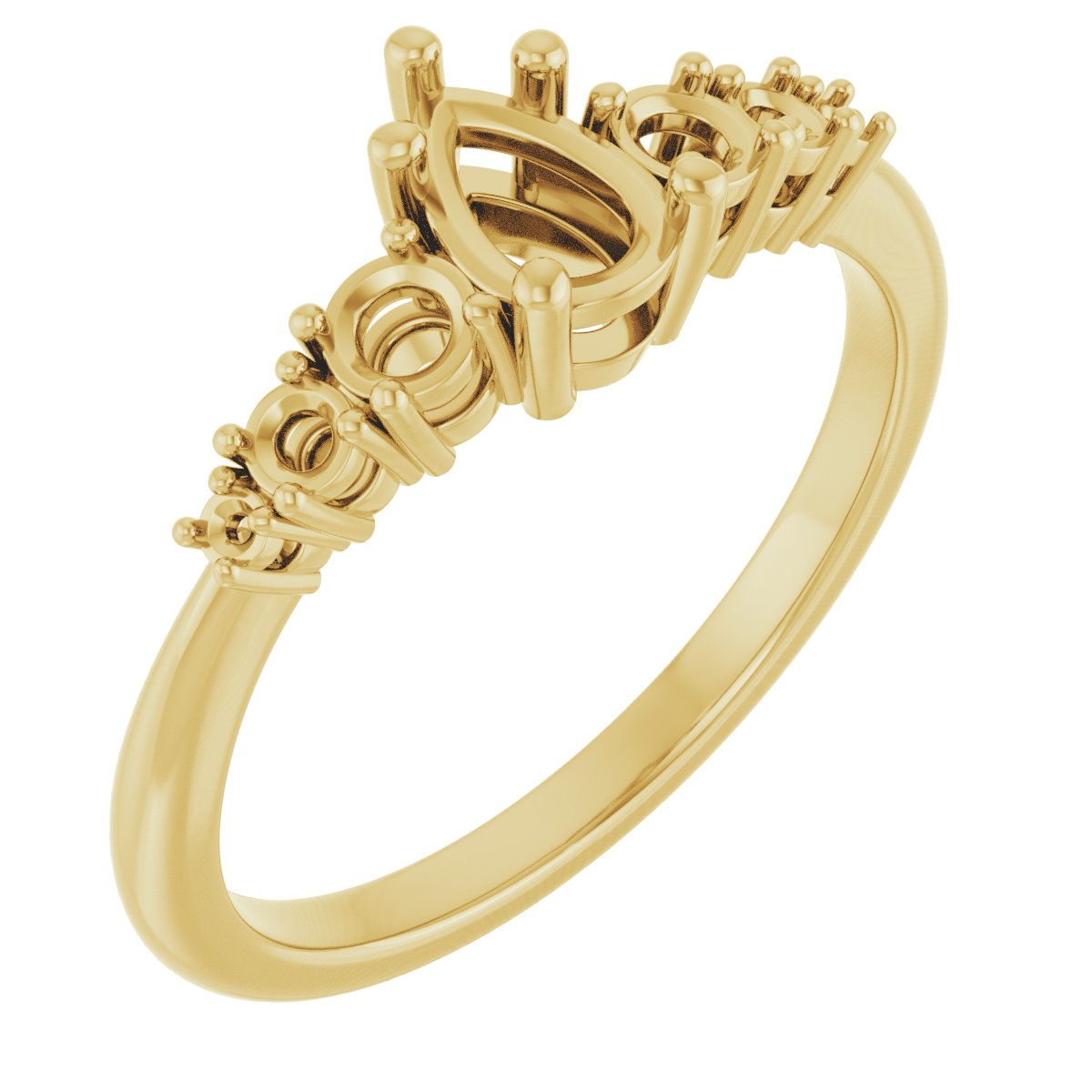 Accented Engagement Ring