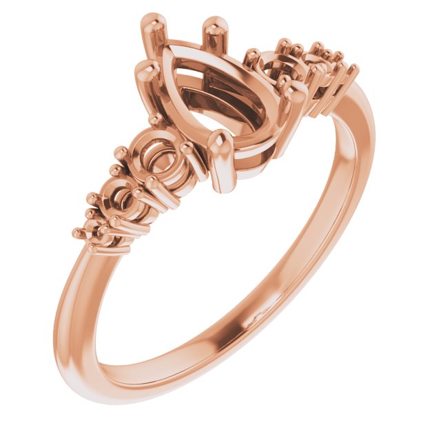 Accented Engagement Ring