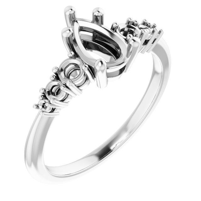 Accented Engagement Ring