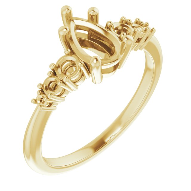 Accented Engagement Ring
